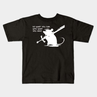 Do what you can with what you have - Mouse ver. 2 Kids T-Shirt